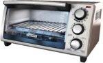 Black+Decker 4 Slice Toaster Oven - Stainless Steel - Image 2