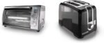 Black+Decker 6-Slice Convection Toaster Oven and 2-Slice Toaster Bundle with Extra Wide Slots - Image 2