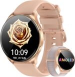 Blackview Smart Watch for Women(Make/Answer Calls), 1.43''AMOLED Touchscreen Fitness Tracker with 100+ Sports Modes, Heart Rate/SpO2/Sleep Monitor/2 Straps, Smartwatch for iPhone & Android - Image 2