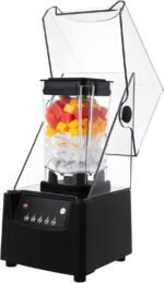 Blender For Smoothies, 1.8L/0.48Gal Soundproof & Quiet Commercial Blenders, 2200W Professional Soundproof Smoothie Machine with Time Function for Smoothies Juices Milkshakes - Image 2