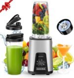 Blenders for Smoothie, 900W Personal Blender for Shakes and Smoothies with 2 * 22oz BPA Free Portable Cups, Small Juicer for Protein Shake, Baby Food, Frozen Drink - Image 2