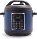 Blue Diamond Ceramic Nonstick, 16-in-1 6QT Electric Pressure Cooker, Slow Cooker, Rice Cooker, Yogurt Maker, Saute, Steamer and More, Programable, Dishwasher Safe Pot, PFAS-Free, Blue - Image 2