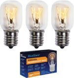 BlueStars 8206232A KEI 125V 40W Microwave Bulb E17 Base, Compatible with Whirlpool Microwave Light Bulb Under Hood, Lava Lamp, Salt Lamp Bulbs, Replaces 1890433 8206232 AP4512653, 3 Packs - Image 2