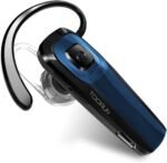 Bluetooth Earpiece, M26 Bluetooth Headset Handsfree V5.0 Wireless Earpiece Headphone with Noise Reduction and Microphone Compatible for Android iPhone Cell Phone Laptop - Blue - Image 2