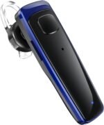 Bluetooth Headset - V5.0 Wireless Handsfree Earpiece Built-in Dual Mic Noise Cancelling, 10 Days Standby 16Hrs HD Talktime Ultralight Headset for iPhone Android Samsung Laptop(Blue) - Image 2