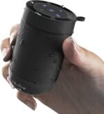 Bluetooth Speaker, Portable Bluetooth Speakers with Wireless Stereo Pairing, Built in Mic, 360° HD Sound,IP65 Waterproof Speaker,Support TF Card, for Home/Party/Outdoor/Beach, Gift For Men/Women-Black - Image 2