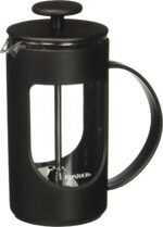 BonJour Coffee Unbreakable Plastic French Press, 12.7-Ounce, Ami-Matin, Black - Image 2