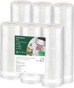 Bonsenkitchen Vacuum Sealer Rolls Bags, 6 Pack 3 Rolls 11" x 20' + 3 Rolls 8" x 20' Commercial Grade BPA Free Bag Rolls, Durable Customized Size Food Vac Bags for Storage and Sous Vide Cooking VB3211 - Image 2