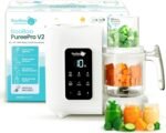 BooBoo Baby PuréePro V2 5-in-1 Baby Food Maker - Multifunctional Puree Blender, Auto Cooking & Grinder Chopper - Baby Food Processor with Steamer, Bottle Warmer, Sterilizer & Self Cleaning Operation - Image 2