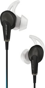 Bose QuietComfort 20 Acoustic Noise Cancelling Headphones, Compatible with Apple Devices, Black (Renewed) - Image 2