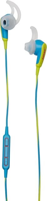 Bose SoundSport in-Ear Headphones for Apple Devices – Neon Blue, Sweat-Resistant, Inline Mic/Remote (Renewed) - Image 2