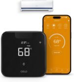 Breez Max | ENERGY STAR CERTIFIED Smart AC Controller | WiFi Thermostat for Mini-Split, Window, Portable ACs/Heat Pumps | AI-Based Tech | Free App, No Subscriptions | Alexa, Google, IFTTT etc. (Black) - Image 2