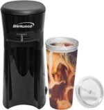 Brentwood KT-2121 Single-Serve Iced Coffee and Tea Maker with 20oz Tumbler and Reusable Filter, Black - Image 2