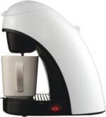 Brentwood TS-112W Coffee Maker with Ceramic Mug,Single Serve,White - Image 2