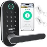 Built-in WiFi Fingerprint Smart Door Lock with Handle & Keypad – Remote Access & Auto-Lock, Keyless Entry for Home, Airbnb & Rental, 6-in-1 Unlock: Code/Card/App/Key, Compatible with Alexa & Google - Image 2