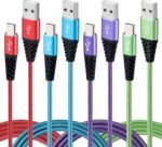 Bynccea Type C Charger Cable 10FT 4-Pack Fast Charging Cord USB A to USB C Cell Phone Charger Nylon Braided Compatible with Samsung Galaxy S10 S9 S8 Note 10 9 Pixel LG V30 - Image 2