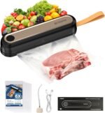 CIARRA Handheld Vacuum Sealer – Portable Food Preservation Machine with 3 Modes, Compact Automatic Sealing System for Dry & Wet Foods (Vacuum Sealer + 5 Pcs Vacuum Seal Bags) - Image 2