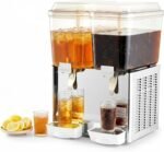 CO-Z Commercial Beverage Dispenser, 9.6 Gallon / 36L 2-Tank Electric Juice Dispenser Machine, Stainless Steel Cold Drink Maker with 36-54°F Temp Control for Restaurant, Party, Hotel, Buffet - Image 2