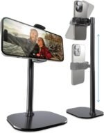 COOPER ChatStand, Adjustable Cell Phone Stand for Desk, Phone Stand for Recording, iPhone Holder for Filming, Small Tripod for iPhone, Fits Samsung, Android Smartphones, (Night Black) - Image 2