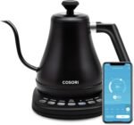 COSORI Electric Gooseneck Kettle Smart Bluetooth with Variable Temperature Control, Pour Over Coffee & Tea Maker, 100% Stainless Steel, Quick Heating, Matte Black - Image 2