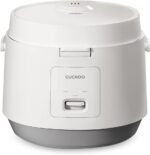 CUCKOO Basic Rice Cooker 10-Cup Uncooked / 20-Cup Cooked, Large Rice Maker and Warmer with Nonstick Inner Pot, Easy to Use with Auto Keep Warm, Includes Steam Tray, White (CR-1095) - Image 2