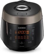 CUCKOO High Pressure Rice Cooker 6-Cup Uncooked / 12-Cup Cooked with Nonstick Inner Pot, Versatile Rice Maker with 12 Menu Options and Steam Plate, Fuzzy Logic Tech, Voice Guide, Black (CRP-P0609S) - Image 2