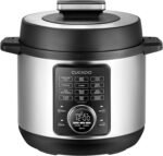 CUCKOO Pressure Cooker 10 Menu Options: Steamer, Slow Cook, Sauté, Porridge, & More, User-Friendly LED Display, Stainless Steel Inner Pot, 24 Cup / 6 Qt. (Uncooked) CMC-ZSN601F Black - Image 2