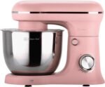 CULINARY CHEF 4.5L Retro Stand Mixer (Pink), 4.75 Quart - Image 2