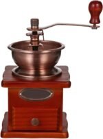 Cabilock Manual Coffee Bean Grinder 6.69 Inch Portable Hand Grinder with Burr Grinding Cone and Iron Handle Compact Coffee Grinding Machine for Home and Travel - Image 2