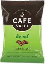 Café Valet DECAF Dark Roast Single Serve Coffee Packets – 84 Count – For Use with Café Valet Single Serve Cofee Makers – Disposable Brew Basket & Cofee Pack - Image 2