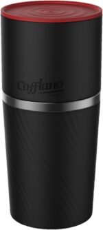 Cafflano Klassic : All-in-1, Drip Kettle+Grinder+Permanent Stainless Filter Dripper+Double-wall Tumbler, Pourover, Coffee Maker for Camping & Travel - Image 2