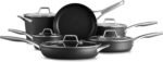 Calphalon Premier Hard-Anodized Nonstick Cookware 11-Piece Pots and Pans Set Dishwasher and Oven Safe with MineralShield Nonstick Technology Durable and Versatile Kitchen Cookware - Image 2