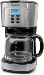 Capresso 12-Cup Coffee Maker with Glass Carafe, Stainless and Black 416.05 - Image 2