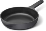 Caraway Cast Iron Skillet - 8” Enameled Cast Iron Pan With 3 Layer Enamel Coating - No Seasoning Required - Compatible With All Stovetops - Free From Forever Chemicals - Charcoal - Image 2