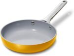 Caraway Nonstick Ceramic Mini Fry Pan (1.05 qt, 8") - Non Toxic, PTFE & PFOA Free - Oven Safe & Compatible with All Stovetops (Gas, Electric & Induction) - Marigold - Image 2