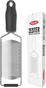 Cheese Grater, Lemon Zester, Fine Cheese Grater with Handle, Width 2.5 inch - Image 2