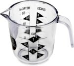Chef Craft Select Plastic Measuring Cup, 1 Cup Capacity, Clear - Image 2