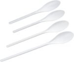 Chef Craft Select Plastic Spoon Set, 10-14.5 inch 4 Piece, White - Image 2