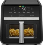 Chefman Air Fryer 9 Qt | TurboFry 7-in-1 High-Powered 450°F Cooking for Crispier and Even Results | XL Basket with Viewing Window | Air Fry, Bake, Broil, Reheat, Dehydrate, Defrost, Keep Warm - Image 2