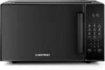 Chefman Countertop Microwave Oven 1.1 Cu. Ft., 1000 Watts with 10 Power Levels, 6 Cooking Presets with One-Touch Express Cook, Eco Mode, Child Safety Lock, & Mute Button - Black - Image 2