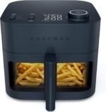 Chefman Crispinator Air Fryer 6-in-1 with 8 Qt capacity, 450°F Max Temp with TurboFry Pro Technology for Fast and Even Results, Viewing Window, Nonstick Ceramic Basket - Image 2