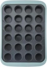 Chicago Metallic 24-Cup Silicone Muffin Pan, Nonstick Bakeware with Wire-Reinforced Rim, BPA-Free Food-Grade Silicone, Oven Safe to 428°F, Dishwasher Safe, Easy Cupcake Release - Image 2