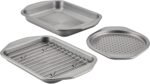 Circulon Total Bakeware Nonstick Toaster Oven & Personal Pizza Pan Baking Set, 4-Piece - Image 2