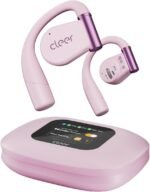 Cleer ARC 3 Open Ear Headphones - Dolby Audio, Snapdragon Sound True Wireless Earbuds, 50Hr Battery, Bluetooth 5.4, IPX 7, Multi-Point, Smart Controls, Wireless Charging Smart Case, Comfort Fit, Pink - Image 2
