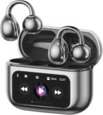 Clip On Earbuds Touch Screen,Wireless Open Ear Headphones with Bluetooth 6.0，50h Battery Life，Lightweight Comfort Sport Earbuds Built-in Mic IPX7 Waterproof Earphones for Running Fitness,black - Image 2