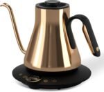 Cocinare FLOW B9 Gooseneck Electric Kettle, Precise Temperature Control for Pour-Over Coffee & Tea Brewing, Stainless Steel Interior, Rapid Heating for Boiling Water 0.9L (Gustav Gold) - Image 2