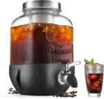 Cold Brew Coffee Maker, Cold Brew Maker 1 Gallon With Stainless Steel Filter, Cold Brew Pitcher With Stainless Steel Spigot, Ice Tea Maker With Airtight Lid, Cold Brew Coffee Maker With Silicone - Image 2