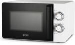 Commercial CHEF Small Microwave 0.7 Cu. Ft. Countertop Microwave with Mechanical Control, White Microwave with 6 Power Levels, Outstanding Portable Microwave with Convenient Pull Handle - Image 2