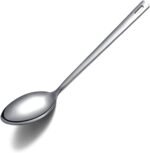 Cooking Spoon, Berglander Stainless Steel Solid Serving, Basting Spoon For Cooking, Kitchen Non-Stick And Heat Resistant, Dishwasher Safe, Easy to Clean - Image 2