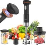 Cordless Stick Immersion Blender 5-in-1, Ritus 13000RPM Soup Blender Rechargeable Handheld Mixer For Baby Food & Smoothies, Variable Speed, Dishwasher-Safe, Mixing Beaker, Chopper, Whisk Milk Frother - Image 2